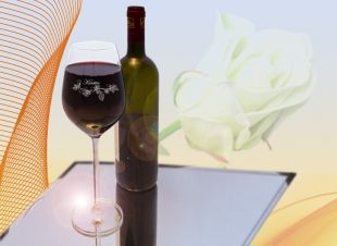 Persönliches Weinglas mit Gravur, zum Geburtstag