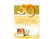 Glückwunschkarte zum 50.Geburtstag