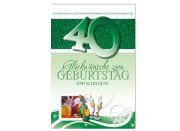 Glückwunschkarte speziell zum 40.Geburtstag!