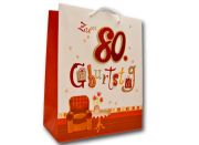 Geschenktüte zum 80. Geburtstag